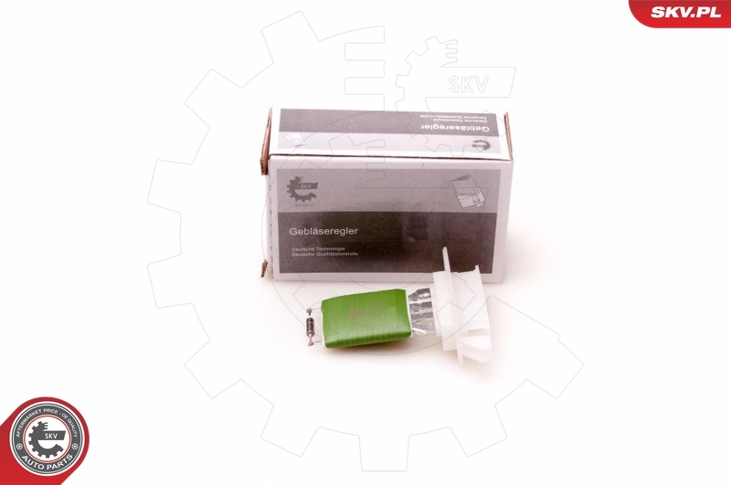 Resistor, interior blower